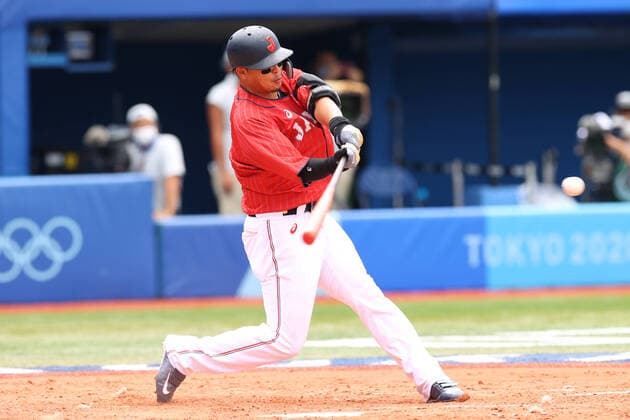 Hideto Asamura (JPN), JULY 31, 2021 - Baseball : Opening Round Group A game between Japan - Mexico during the Tokyo 2020 Olympic Games, Olympische Spiele, Olympia, OS at the Yokohama Baseball Stadium in Kanagawa, Japan. Noxthirdxpartyxsales  (165986676)