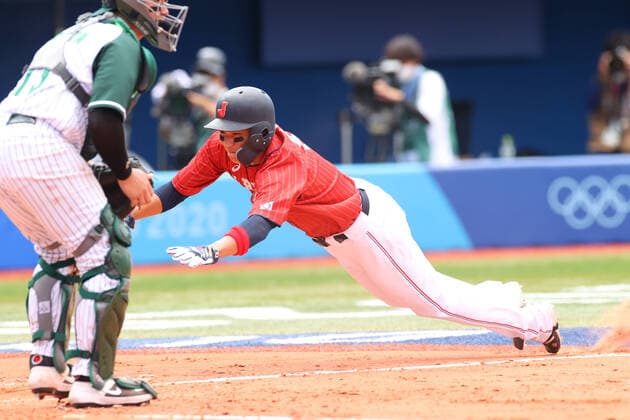 Hayato Sakamoto (JPN), JULY 31, 2021 - Baseball : Opening Round Group A game between Japan - Mexico during the Tokyo 2020 Olympic Games, Olympische Spiele, Olympia, OS at the Yokohama Baseball Stadium in Kanagawa, Japan. Noxthirdxpartyxsales  (165986681)