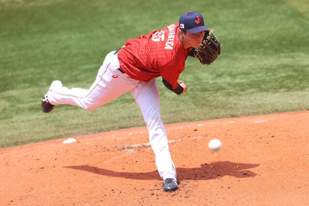 Masato Morishita (JPN), JULY 31, 2021 - Baseball : Opening Round Group A game between Japan - Mexico during the Tokyo 2020 Olympic Games, Olympische Spiele, Olympia, OS at the Yokohama Baseball Stadium in Kanagawa, Japan. Noxthirdxpartyxsales  (165989326)