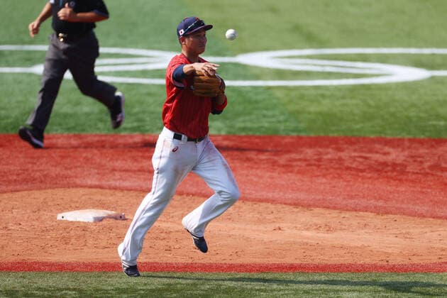 Hayato Sakamoto (JPN), JULY 31, 2021 - Baseball : Opening Round Group A game between Japan - Mexico during the Tokyo 2020 Olympic Games, Olympische Spiele, Olympia, OS at the Yokohama Baseball Stadium in Kanagawa, Japan. Noxthirdxpartyxsales  (166029055)