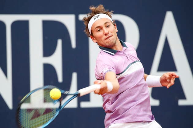 TENNIS - ATP, Tennis Herren Generali Open 2021 KITZBUEHEL,AUSTRIA,31.JUL.21 - TENNIS - ATP World Tour, Generali Open. Image shows Casper Ruud (NOR).  GEPAxpictures xPatrickxSteiner