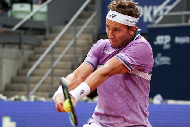 TENNIS - ATP, Tennis Herren Generali Open 2021 KITZBUEHEL,AUSTRIA,31.JUL.21 - TENNIS - ATP World Tour, Generali Open. Image shows Casper Ruud (NOR).  GEPAxpictures xPatrickxSteiner