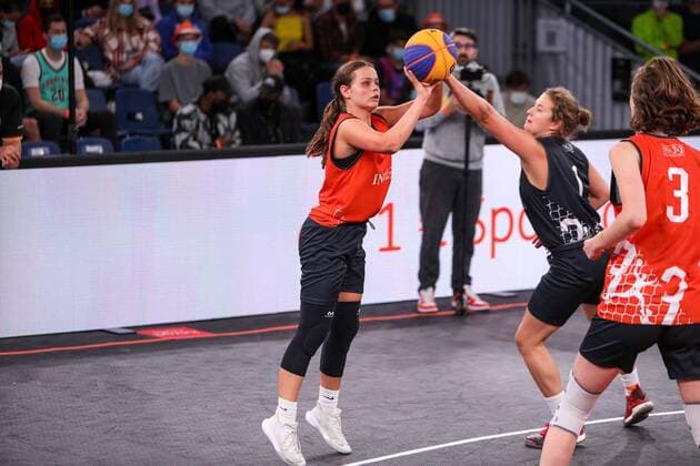 3×3 German Championship 2021, 31 07 2021 The Gruenberg Eaglettes have become German champions in the 3x3 Basketball 3×3 German Championship 2021 31 07 2021 in Düsseldorf, Germany. Copyright: xBEAUTIFULxSPORTS KennyxBeelex