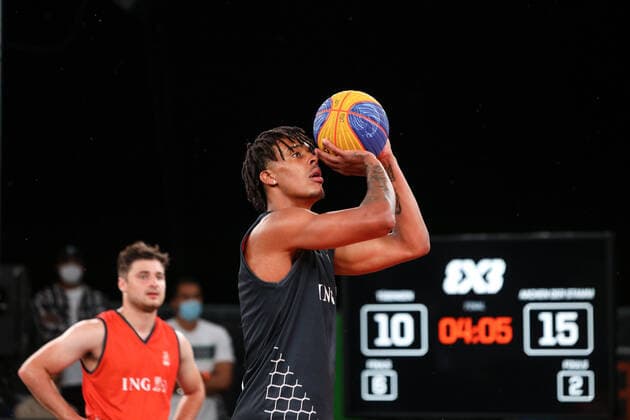 3×3 German Championship 2021, 31 07 2021 Aachen Der Stamm has become German Champion in 3x3 with Yassin Mahfouz Aachen Der Stamm , Kostja Mushidi Aachen Der Stamm , Demetrius Ward Aachen Der Stamm , Kevin Jan Yebo Aachen Der Stamm 3×3 German Championship 2021 31 07 2021 in Duesseldorf Copyright: xBEAUTIFULxSPORTS KennyxBeelex