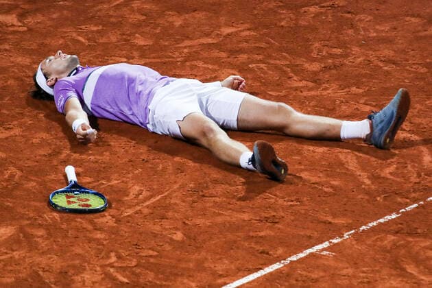TENNIS - ATP, Tennis Herren Generali Open 2021 KITZBUEHEL,AUSTRIA,31.JUL.21 - TENNIS - ATP World Tour, Generali Open. Image shows the rejoicing of Casper Ruud (NOR).  GEPAxpictures xPatrickxSteiner