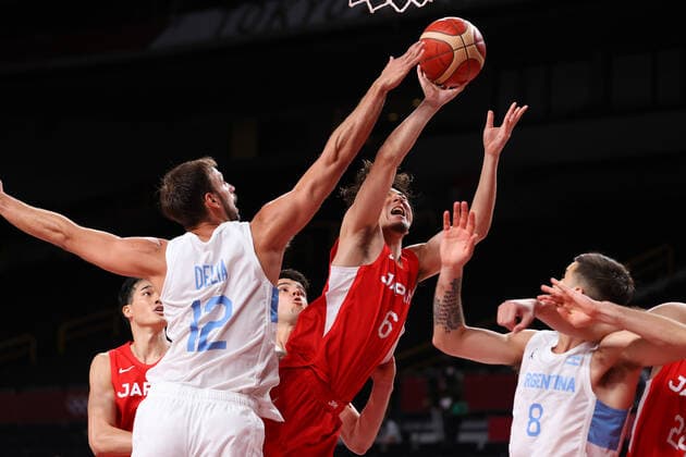 Makoto Hiejima (JPN), AUGUST 1, 2021 - Basketball : Men s Preliminary Round Group C match between Argentina - Japan during the Tokyo 2020 Olympic Games, Olympische Spiele, Olympia, OS at the Saitama Super Arena in Saitama, Japan. Noxthirdxpartyxsales  (166099040)