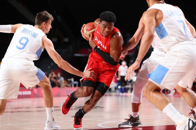 Rui Hachimura (JPN), AUGUST 1, 2021 - Basketball : Men s Preliminary Round Group C match between Argentina - Japan during the Tokyo 2020 Olympic Games, Olympische Spiele, Olympia, OS at the Saitama Super Arena in Saitama, Japan. Noxthirdxpartyxsales  (166099065)