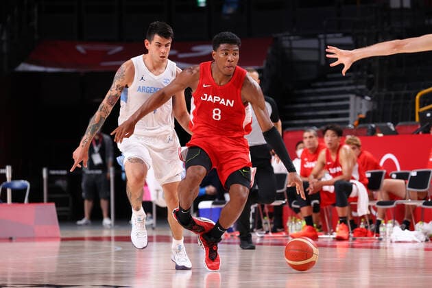 Rui Hachimura (JPN), AUGUST 1, 2021 - Basketball : Men s Preliminary Round Group C match between Argentina - Japan during the Tokyo 2020 Olympic Games, Olympische Spiele, Olympia, OS at the Saitama Super Arena in Saitama, Japan. Noxthirdxpartyxsales  (166099083)