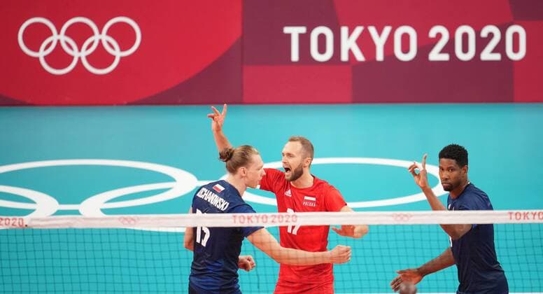 01 08 2021 TOKIO IGRZYSKA OLIMPIJSKIE TOKIO 2020 TOKYO Olympic Games, Olympische Spiele, Olympia, OS VOLLEYBALL POLAND vs CANADA SIATKOWKA , MECZ POLSKA - KANADA N Z. JAKUB KOCHANOWSKI, PAWEL ZATORSKI, WILFREDO LEON FOT: Tomasz Markowski NEWSPIX --- Newspix.pl  31072021TM136