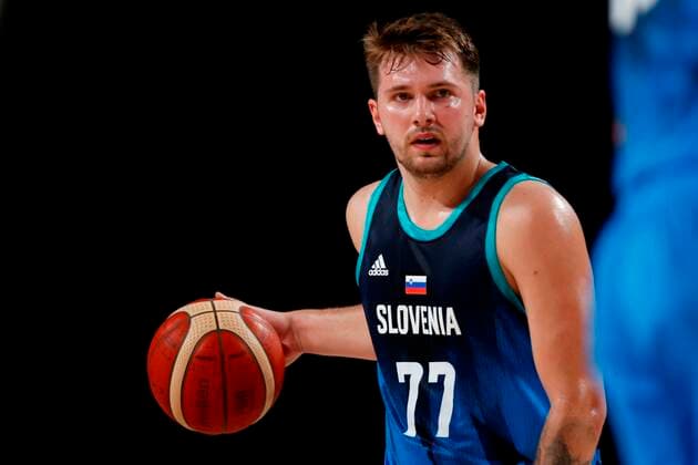 Slovenia s Luka Doncic in action during their match for Group C of men s basketball between Spain and Slovenia for the 2020 Olympic Games, Olympische Spiele, Olympia, OS at the Saitama Super Arena in Tokyo, Japan, 01 August 2021. 2020 Olympics Basketball: Spain - Slovenia !ACHTUNG: NUR REDAKTIONELLE NUTZUNG!  Copyright: xFernandoxBizerrax EVE5853 20210801-7e0ab50c43ab7df5dae93ed3e42607a58bd20846