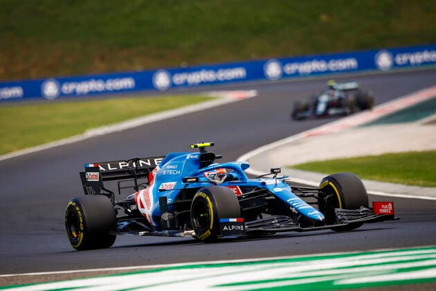 31 OCON Esteban (fra), Alpine F1 A521, action during the Formula 1 Magyar Nagydij 2021, Hungarian Grand Prix, 11th round of the 2021 FIA Formula One World Championship, WM, Weltmeisterschaft from July 30 to August 1, 2021 on the Hungaroring, in Mogyorod, near Budapest, Hungary - FORMULE 1 : Grand Prix de Hongrie - Course - 01 08 2021 DPPI PANORAMIC _B3_5654