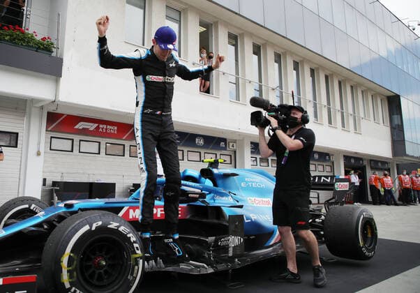 F1 Grand Prix of Hungary 31 Esteban Ocon (FRA, Alpine F1 Team), F1 Grand Prix of Hungary at Hungaroring on August 1, 2021 in Budapest, Hungary. (Photo by Florion Goga REUTERS FIA Pool via HOCH ZWEI) Budapest Hungary Poolfoto HOCH ZWEI Pool REUTERS ,EDITORIAL USE ONLY