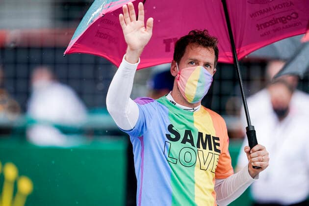 August 1, 2021, Mogyorod, Hungary: SEBASTIAN VETTEL of Germany and Aston Martin F1 Team is seen on the starting grid before the 2021 FIA Formula 1 Hungarian Grand Prix at the Hungaroring in Mogyorod near Budapest, Hungary. Mogyorod Hungary - ZUMAg147 20210801_zap_g147_105 Copyright: xJamesxGasperottix