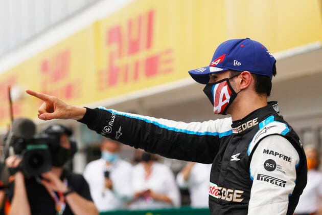 F1 Grand Prix of Hungary 31 Esteban Ocon (FRA, Alpine F1 Team), F1 Grand Prix of Hungary at Hungaroring on August 1, 2021 in Budapest, Hungary. (Photo by Florion Goga REUTERS FIA Pool via HOCH ZWEI) Budapest Hungary Poolfoto HOCH ZWEI Pool REUTERS ,EDITORIAL USE ONLY