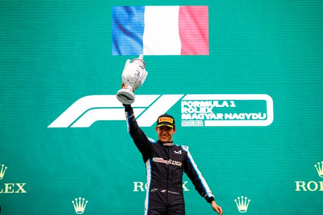 31 Esteban Ocon FRA, Alpine F1 Team , F1 Grand Prix of Hungary at Hungaroring on August 1, 2021 in Budapest, Hungary Photo by HOCH ZWEI Budapest Hungary