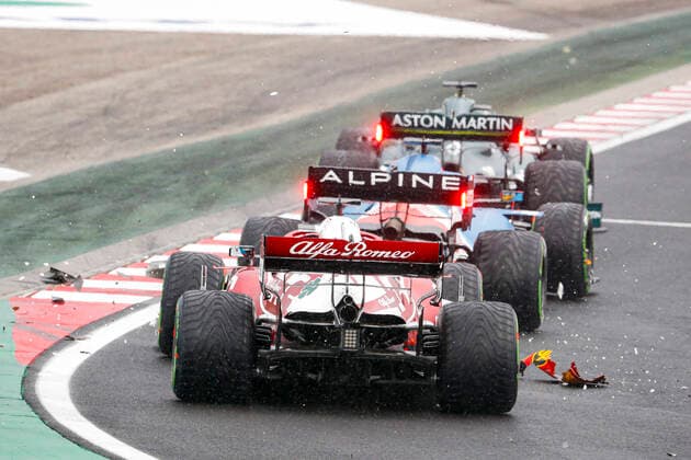 Start, 7 Kimi Raikkonen FIN, Alfa Romeo Racing ORLEN , 14 Fernando Alonso ESP, Alpine F1 Team , F1 Grand Prix of Hungary at Hungaroring on August 1, 2021 in Budapest, Hungary Photo by HOCH ZWEI Budapest Hungary