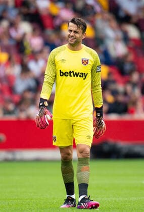 Fu?ball, England, Premier League, West Ham United, Ganzk?rper, Saison 2021 2022 West Ham United goalkeeper Lukasz Fabianski during the 2021 22 Pre Season Friendly match between Brentford and West Ham United at the Brentford Community Stadium, Brentford, England on 31 July 2021. Copyright: xAndrewxAleksiejczukx PMI-4317-0050