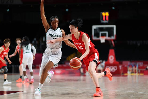 Himawari Akaho (JPN), AUGUST 2, 2021 - Basketball : Women s Preliminary Round Group B match between Nigeria 83-102 Japan during the Tokyo 2020 Olympic Games, Olympische Spiele, Olympia, OS at the Saitama Super Arena in Saitama, Japan. Noxthirdxpartyxsales  (166173501)