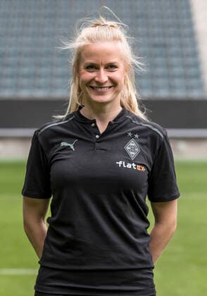 Head of Nutrition and Monitoring Dr Wiebke Schlusemann, VfL Borussia Mönchengladbach 1 BL, portrait date 2021 2022