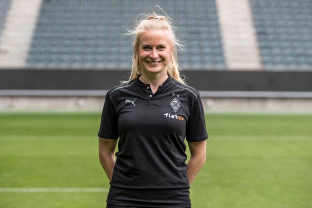 Head of Nutrition and Monitoring Dr Wiebke Schlusemann, VfL Borussia Mönchengladbach 1 BL, portrait date 2021 2022