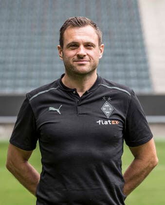 Physiotherapist Hendrik Schreiber, VfL Borussia Mönchengladbach 1 BL, portrait date 2021 2022