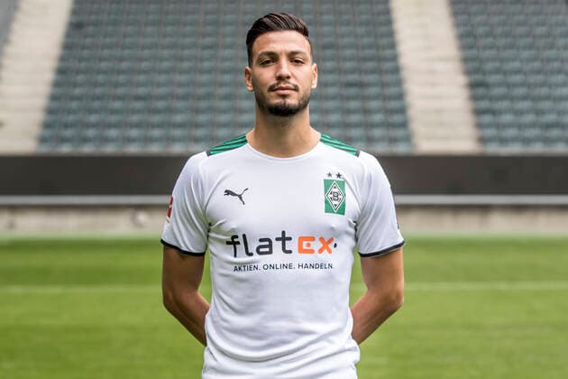 Ramy Bensebaini, VfL Borussia Mönchengladbach 1 BL, port date 2021 2022