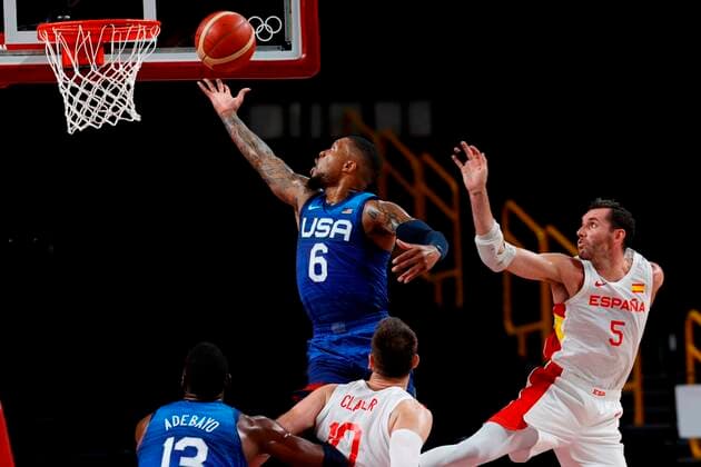 Tokyo 2020 in 2021, Basketball, Men, Spain - USA