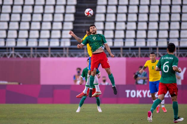 Tokyo 2020 Olympiad Tokyo TÓQUIO, TO - 03.08.2021: TOKYO 2020 OLYMPIAD TOKYO - Martín from Mexico during the soccer game between Mexico vs Brazil at the Tokyo 2020 Olympic Games, Olympische Spiele, Olympia, OS held in 2021, the game held at the Estadio de Kashima, Japan. (Photo: Richard Callis Fotoarena) x2101891x  RichardxCallis