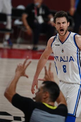 Photo Alfredo Falcone - LaPresse 03 08 2021 Tokyo (Japan) The Games of the XXXII Tokyo 2020 Olympics Basketball men quarterfinal Italy vs France In the pic:Danilo Gallinari  Copyright: xAlfredoxFalcone LaPressex