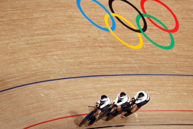 149 Franziska BRAUSSE GER ,150 Lisa BRENNAUER GER ,154 Lisa KLEIN GER ,155 Mieke KROEGER GER , Cycling Track Women s Cycling Track Women s Team Pursuit Qualifying at Izu Velodrome Shizuoka 2 08 2021 Summer Olympics 2020, from 23 07 08 2021 in Tokyo Japan