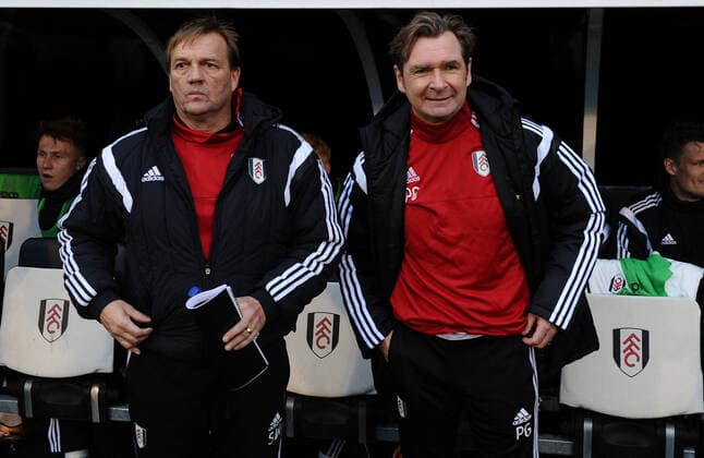 Fußball, Trainerhistorie FC Fulham von 1904 bis heute Mandatory Credit: Photo by Javier Garcia BPI Shutterstock (5450129af) Fulham Caretaker Head Coach Peter Grant alongside Steve Wigley during the Sky Bet Championship match between Fulham and Preston North End played at Craven Cottage, London on November 28th 2015 Sky Bet Championship 2015 16 Fulham v Preston North End Craven Cottage, Stevenage Rd, London, United Kingdom - 28 Nov 2015 EDITORIAL USE ONLY No use with unauthorised audio, video, data, fixture lists (outside the EU), club league logos or live services. Online in-match use limited to 45 images (+15 in extra time). No use to emulate moving images. No use in betting, games or single club league player publications services. Sky Bet Championship 2015 16 Fulham v Preston North End Craven Cottage, Stevenage Rd, London, United Kingdom - 28 Nov 2015 EDITORIAL USE ONLY No use with unauthorised audio, video, data, fixture lists (outside the EU), club league logos or live services. Online in-match use limited to 45 images (+15 in extra time). No use to emulate moving images. No use in betting, games or  Copyright: xJavierxGarcia BPI Shutterstockx 5450129af