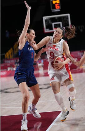 Tokyo 2020 in 2021, basketball, women, China-Serbia