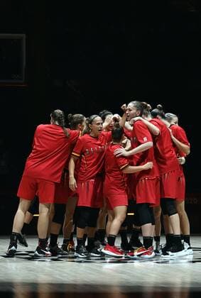 The Belgian Cats pictured during a basketball game between Belgium s Belgian Cats and Japan, in the women s quarter finals, on day 13 of the Tokyo 2020 Olympic Games, Olympische Spiele, Olympia, OS in Tokyo, Japan on Wednesday 04 August 2021. The postponed 2020 Summer Olympics are taking place from 23 July to 8 August 2021. ROBxWALBERS  x3055167x