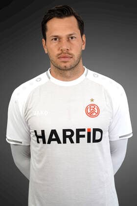 Football Regionalliga West Official photo session Rot Weiss Essen on 28 07 2021 at Seaside Beach Baldeney in Essen Daniel Davari Essen xRx