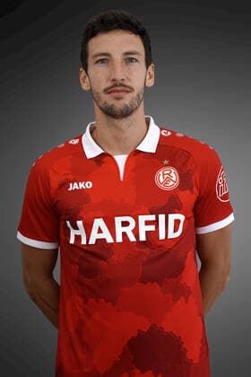 Football Regionalliga West Official photo session Rot Weiss Essen on 28 07 2021 at Seaside Beach Baldeney in Essen Yannick Langesberg Essen xRx