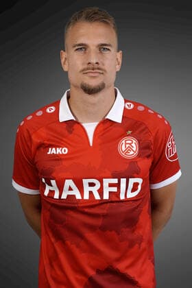 Football Regionalliga West Official photo session Rot Weiss Essen on 28 07 2021 at Seaside Beach Baldeney in Essen Luca Dürholtz Essen xRx