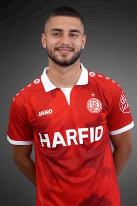Football Regionalliga West Official photo session Rot Weiss Essen on 28 07 2021 at Seaside Beach Baldeney in Essen Erolind Krasniqi Essen xRx