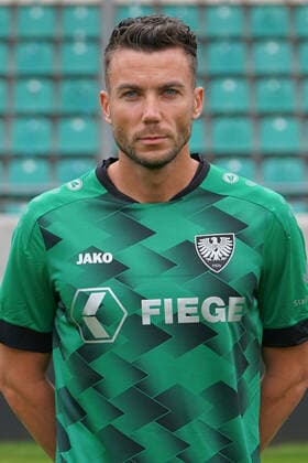 Football Regionalliga West Official photo session Preußen Münster on 03 08 2021 at the Preußenstadion in Münster Dennis Daube Münster xRJPGx