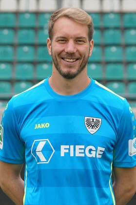 Football Regionalliga West Official photo session Preußen Münster on 03 08 2021 at the Preußenstadion in Münster Maximilian Schulze Niehues Münster xRJPGx