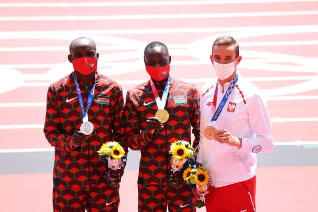 Tokyo 2020 in 2021, athletics, mens 800m, award ceremony
