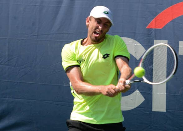 August 4, 2021, Washington, D.C, U.S: JOHN MILLMAN of Australia in his second round match in the Citi Open tennis tournament in Washington D.C. Washington U.S. - ZUMAl132 20210804_zap_l132_020 Copyright: xChristopherxLevyx