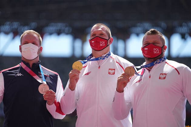 Tokyo 2020 in 2021, athletics, hammer throw men, award ceremony