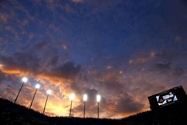 Mandatory Credit: Photo by Ella Ling Bpi Shutterstock (4102248e) Sunset over Arthur Ashe Stadium following Marin Cilic of Croatia s win during the Men s Final at the US Open, 2014 US Open Tennis Championships 2014 Day Fifteen Flushing Meadows, New York, United States - 8 Sep 2014 Strictly Editorial Use Only - No Merchandising. US Open Tennis Championships 2014 Day Fifteen Flushing Meadows, New York, United States - 8 Sep 2014 Strictly Editorial Use Only - No Merchandising.  Copyright: xEllaxLing Bpi Shutterstockx 4102248e
