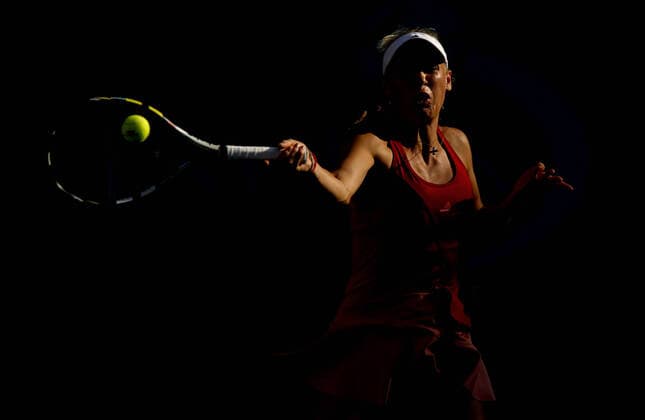 Mandatory Credit: Photo by Ella Ling Bpi Shutterstock (4101837bj) Caroline Wozniacki of Denmark in action during the Ladies Final at the US Open, 2014 US Open Tennis Championships 2014 Day Fourteen Flushing Meadows, New York, United States - 7 Sep 2014 Strictly Editorial Use Only - No Merchandising. US Open Tennis Championships 2014 Day Fourteen Flushing Meadows, New York, United States - 7 Sep 2014 Strictly Editorial Use Only - No Merchandising.  Copyright: xEllaxLing Bpi Shutterstockx 4101837bj