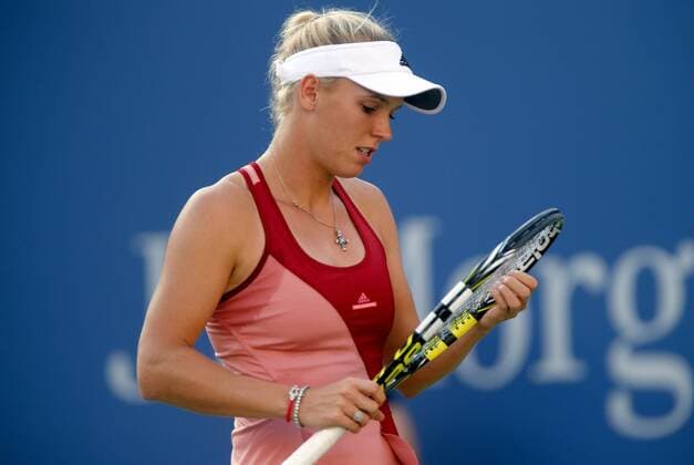 Mandatory Credit: Photo by Ella Ling Bpi Shutterstock (4101837br) Caroline Wozniacki of Denmark in action during the Ladies Final at the US Open, 2014 US Open Tennis Championships 2014 Day Fourteen Flushing Meadows, New York, United States - 7 Sep 2014 Strictly Editorial Use Only - No Merchandising. US Open Tennis Championships 2014 Day Fourteen Flushing Meadows, New York, United States - 7 Sep 2014 Strictly Editorial Use Only - No Merchandising.  Copyright: xEllaxLing Bpi Shutterstockx 4101837br