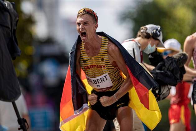 Sport Bilder des Tages Tokio 2020 im Jahr 2021, Rückblick: Olympische Highlights Jonathan Hilbert (GER), AUGUST 6, 2021 - Race Walk : Men s 50km Race Walk during the Tokyo 2020 Olympic Games, Olympische Spiele, Olympia, OS at the Sapporo Odori Park in Hokkaido, Japan. Noxthirdxpartyxsales  (166556940)
