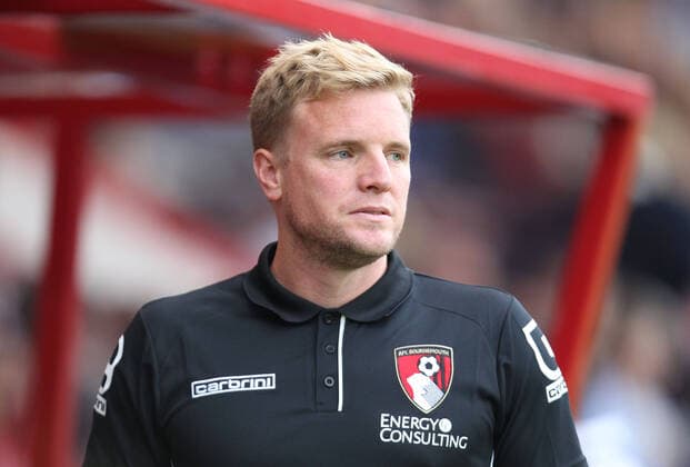 Mandatory Credit: Photo by Matthew Impey Wired Photos Shutterstock (4023363af) Eddie Howe the AFC Bournemouth manager. Bournemouth v Swansea, Pre-Season Football Friendly, Goldsands Stadium, Bournemouth, Britain - 01 August 2014 EDITORIAL USE ONLY Bournemouth v Swansea, Pre-Season Football Friendly, Goldsands Stadium, Bournemouth, Britain - 01 August 2014 EDITORIAL USE ONLY  Copyright: xMatthewxImpey WiredxPhotos Shutterstockx 4023363af