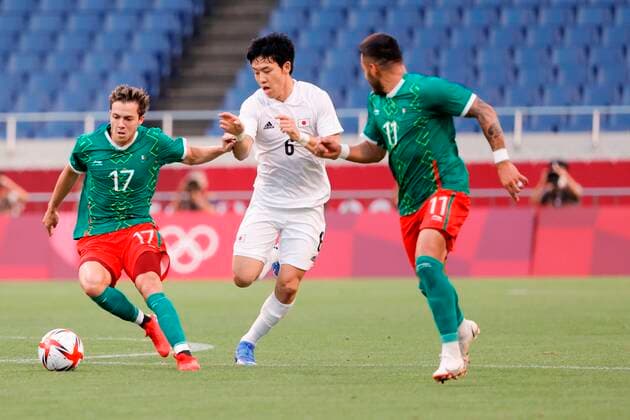 Tokyo 2020 in 2021, Mens football, Match for 3rd place, Mexico - Japan