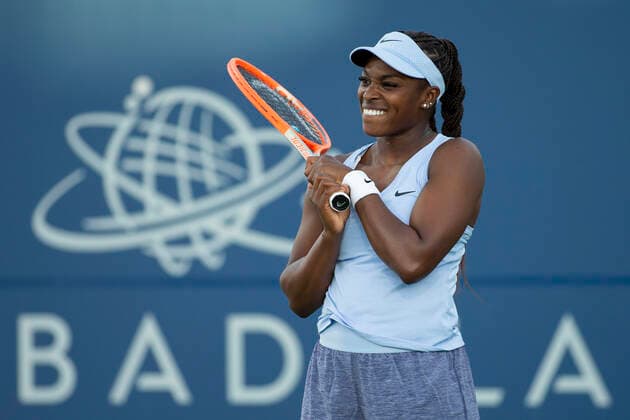 August 05, 2021: Sloane Stephens (USA) was defeated by Danielle Collins (USA) 36 64 63 in the second round of the Mubadala Silicon Valley Classic at San Jose State University in San Jose, California. TennisClix CSM San Jose USA - ZUMAc04_ 20210805_zaf_c04_502 Copyright: xMalxTaamx