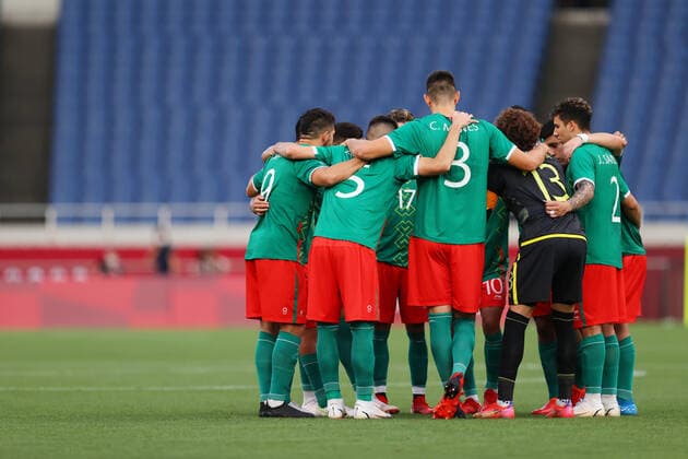 Mexico team group, Mannschaftsbild, Totale (MEX), AUGUST 6, 2021 - Football Soccer : Men s 3rd Place Match match between Mexico 3-1 Japan during the Tokyo 2020 Olympic Games, Olympische Spiele, Olympia, OS at the Saitama Stadium in Saitama, Japan. Noxthirdxpartyxsales  (166601271)